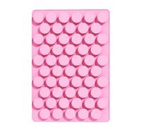 Chocolate Molđ - Molde de silicona para hornear | Mini 55 compartimentos cilíndricos Mod cilíndrico, molde antiadherente para hornear moldes para hacer pasteles, resina de, arcilla, hielo