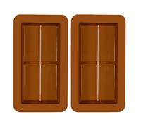 Chocolate Molds, Candy Baking Moulds, 2 Pieces Flexible Reusable Silicone Mold, Non-Stick and Treats, Kitchen Bakeware Tools for Homemade Candy Dessert Cooking Holiday Party Snack Making