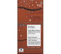 Chocolate Negro 62% con Caramelo y Flor de Sal de Mallorca BIO - Vivani - 80g