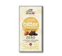 Chocolates Sole Chocolat Bitter 72% Cacao aux Amandes 100g