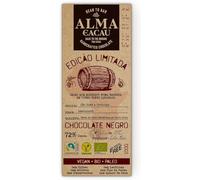 Chocolate Negro 72% Envejecido en Barricas de Vino Tinto Fortificado - Paquete de 2 Tabletas de 100 g - Chocolate Gourmet Vegano de Portugal