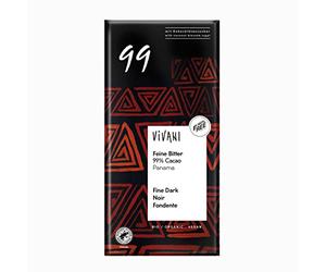 Chocolate Negro 99% Panamá con azúcar de coco BIO - Vivani - 80g