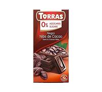 CHOCOLATE NEGRO CON PEPITAS DE CACAO 75 gr