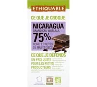 Chocolate Negro Grand Cru 75% orgánico y justo