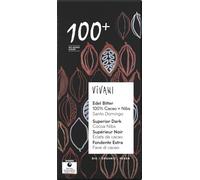 Chocolate Negro Superior 100% con Nibs de Cacao BIO - Vivani - 80g