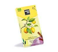 Chocolate Orgániko - Chocolate blanco 30% cacao con manteca de cacao, limón y canela BIO 70 g - Caja de: 12 unidades