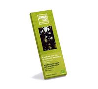 Chocolate Orgániko - Chocolate negro 70% cacao, almendra con piel de limón de Mallorca BIO 50 g - Caja de: 10 unidades