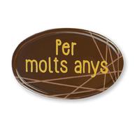 Chocolate per molts anys 35mm*55mm env. 140 und.