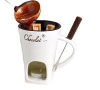 Chocolate personal, 2 juegos de tazas de chocolates | Kit de taza de dulces, chocolates para derretir, derretir y derretir tazón caliente