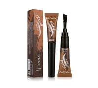 Chocolate Pomada para cejas resistente al agua con pincel de larga duración para cejas densas y de aspecto natural 1