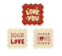 Chocolate sello love surtido 32x32mm envase 96 unidades