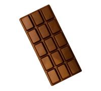 Chocolate Stress Toy, Slow Rise Block, 6.3x2.76 Inches Sensory Relax Item, Realistic Dessert Squeeze Prop, Soft Foam Fidget Object, Calm Down Tool for Adults, Kids, Children, Party, Travel Use