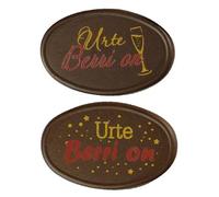 Chocolate urte berri on 60 unidades 35x55mm