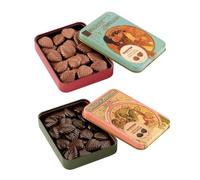Chocolates Amatller - Pack de 20 Cajas de Bombones en Hojas Finas Chocolate 70% y Chocolate con Leche (20x60gr) - Sin Gluten