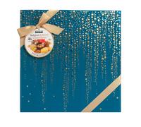 Chocolates Belgas de Lujo Signature | Caja Surtida con 46 Piezas | Chocolate Negro, con Leche y Blanco | Pralinés Rellenos con Avellana, Caramelo y Ganache | Ideal para Regalo (46 Piezas, AZUL)