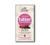 Chocolates Sole Chocolat Bitter 72% Zero con avellanas 100g