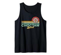 Choctaw Blood Retro Sun Vintage Indian American Tocado Camiseta sin Mangas