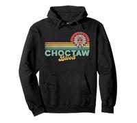 Choctaw Blood Retro Sun Vintage Indian American Tocado Sudadera con Capucha