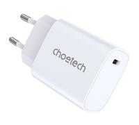 Choetech Cargador de pared Tipo-C 20W Blanco UE Q5004-EU