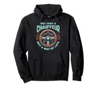Chofer Transporte Conductor Vehículo - Chofer Sudadera con Capucha