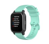 Chofit Bandas de silicona compatibles con Garmin Venu Sq Music Correa, suave reemplazo de pulsera deportiva pulsera brazalete brazalete para Venu Sq Music/Venu Sq/Venu Smartwatch (verde azulado)