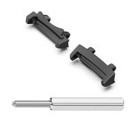 Chofit Conectores compatibles con Amazfit T-rex 3, adaptador de correa de reloj de acero inoxidable de metal con herramienta de instalación, accesorios de correa para T-rex 3, talla única, Acero