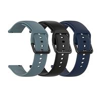 Chofit Correa compatible con correas Popglory P22, bandas deportivas de silicona suave de liberación rápida de repuesto para reloj inteligente Popglory P22, Grande, Silicona