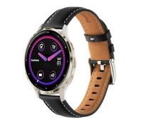 Chofit Correa Compatible Con Garmin Venu 3S/2S, Forerunner 265S 255S, Vivoactive 4S, Vivomove 3S - Correa de Repuesto de Cuero Sintético de 18 mm