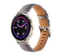 Chofit Correa compatible con Garmin Venu 3S, correa de repuesto de piel suave de 18 mm para Venu 3S/Venu 2S/Forerunner 265S 255S/Vivoactive 4S/Vivomove 3S, 5.1”-8.0 wrist, Cuero, No es una piedra