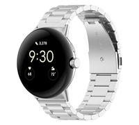 Chofit Correa Compatible Con Google Pixel Watch 2 - Pulsera de Metal de Acero Inoxidable, Reemplazo Comercial Para Reloj Inteligente (Plata)