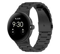 Chofit correas, compatible con Google Pixel Watch, pulsera de metal de acero inoxidable, correa comercial de reemplazo para reloj inteligente Pixel Watch
