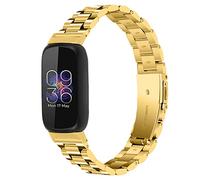 Chofit Correas compatibles con Fitbit Inspire 3, bandas de metal de acero inoxidable para negocios, pulsera de repuesto para Inspire 3