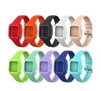 Chofit Correas compatibles con Garmin Vivofit jr.3, correa de repuesto ajustable, de silicona suave, colorida, brazaletes para niños de 4 años en adelante para Vivofit jr.3 Smartwatch
