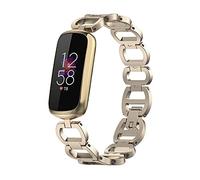 Chofit Correas compatibles con reloj Fitbit Luxe, pulsera clásica de metal de acero inoxidable de repuesto para rastreador de actividad de lujo