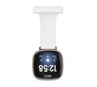 Chofit Correas de broche de reloj de enfermera compatibles con Fitbit Versa 4, correa de silicona suave de 20 mm, accesorios para Versa 4/Sense 2/Versa 3/Sense, talla única, Silicona, No es una piedra