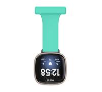 Chofit Correas de broche de reloj de enfermera compatibles con Fitbit Versa 4, correa de silicona suave de 20 mm, accesorios para Versa 4/Sense 2/Versa 3/Sense, talla única, Silicona, No es una piedra
