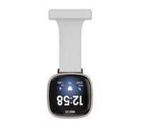Chofit Correas de broche de reloj de enfermera compatibles con Fitbit Versa 4, correa de silicona suave de 20 mm, accesorios para Versa 4/Sense 2/Versa 3/Sense, talla única, Silicona, No es una piedra