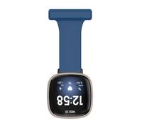 Chofit Correas de broche de reloj de enfermera compatibles con Fitbit Versa 4, correa de silicona suave de 20 mm, accesorios para Versa 4/Sense 2/Versa 3/Sense, talla única, Silicona, No es una piedra