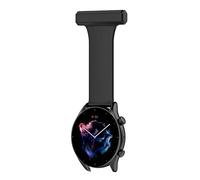 Chofit Correas de llavero de enfermera compatibles con Garmin Venu 3 de 45 mm/Venu 2 de 45 mm/Vivoactive 4, broche de silicona suave de 22 mm para Darth Vader/Forerunner 265 255, talla única,