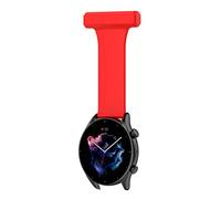 Chofit Correas de llavero de enfermera compatibles con Garmin Venu 3 de 45 mm/Venu 2 de 45 mm/Vivoactive 4, broche de silicona suave de 22 mm para Darth Vader/Forerunner 265 255, One Size, Silicona