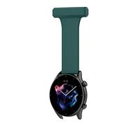 Chofit Correas de llavero de enfermera compatibles con Garmin Venu 3 de 45 mm/Venu 2 de 45 mm/Vivoactive 4, broche de silicona suave de 22 mm para Darth Vader/Forerunner 265 255, One Size, Silicona