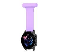 Chofit Correas de llavero de enfermera compatibles con Garmin Venu 3 de 45 mm/Venu 2 de 45 mm/Vivoactive 4, broche de silicona suave de 22 mm para Darth Vader/Forerunner 265 255, One Size, Silicona