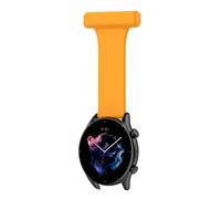 Chofit Correas de llavero de enfermera compatibles con Garmin Venu 3 de 45 mm/Venu 2 de 45 mm/Vivoactive 4, broche de silicona suave de 22 mm para Darth Vader/Forerunner 265 255, One Size, Silicona