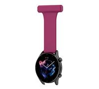 Chofit Correas de llavero de enfermera compatibles con Garmin Venu 3 de 45 mm/Venu 2 de 45 mm/Vivoactive 4, broche de silicona suave de 22 mm para Darth Vader/Forerunner 265 255, One Size, Silicona
