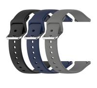 Chofit Correas de reloj de repuesto compatibles con DDXCAW P2/AcclaFit P5, pulsera de silicona deportiva suave para reloj inteligente P5/P2, paquete de 3, talla única, Silicona, No es una piedra
