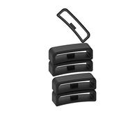 Chofit Fit Compatible con Garmin Vivoactive HR Correa de fijación Hoop Loop Goma Hebilla Holder Compatible con Garmin Vivoactive HR Regular Smartwatch, Negro
