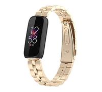 Chofit Pulseras compatibles con Fitbit Luxe pulsera, reemplazo ajustable de acero inoxidable de metal de negocios Bands reloj para lujo actividad rastreador