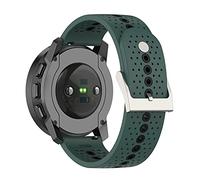 Chofit Pulseras compatibles con Suunto 9 Peak, silicona suave, correa de reserva deportiva, correa de 22 mm con agujeros de colores, accesorios de reloj para Suunto 9 Peak Smart Watch