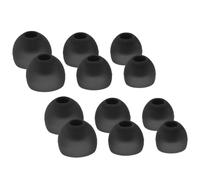 Chofit Tapones compatibles con almohadillas Jabra Elite 4, almohadillas de silicona suave de repuesto para Elite 4 (no E4 Active), 3 tamaños, 6 pares (negro)