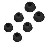 Chofit Tapones compatibles con Soundcore by Anker P20i/R50i, almohadillas de silicona suave de repuesto para auriculares intraurales, 3 tamaños, 3 pares (negro)